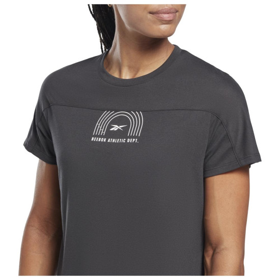 Reebok Γυναικεία κοντομάνικη μπλούζα Workout Ready Supremium Reebok Γυναικεία κοντομάνικη μπλούζα Workout Ready Supremium